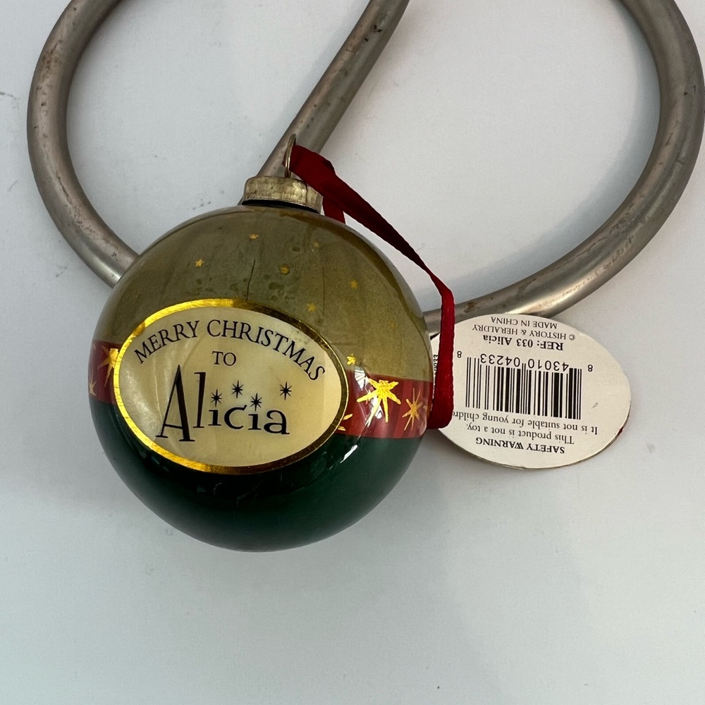 History & Heraldry Christmas ornaments